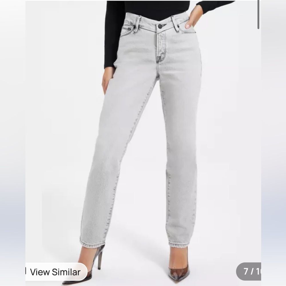 Good American Good Classic Low Black176 size 10